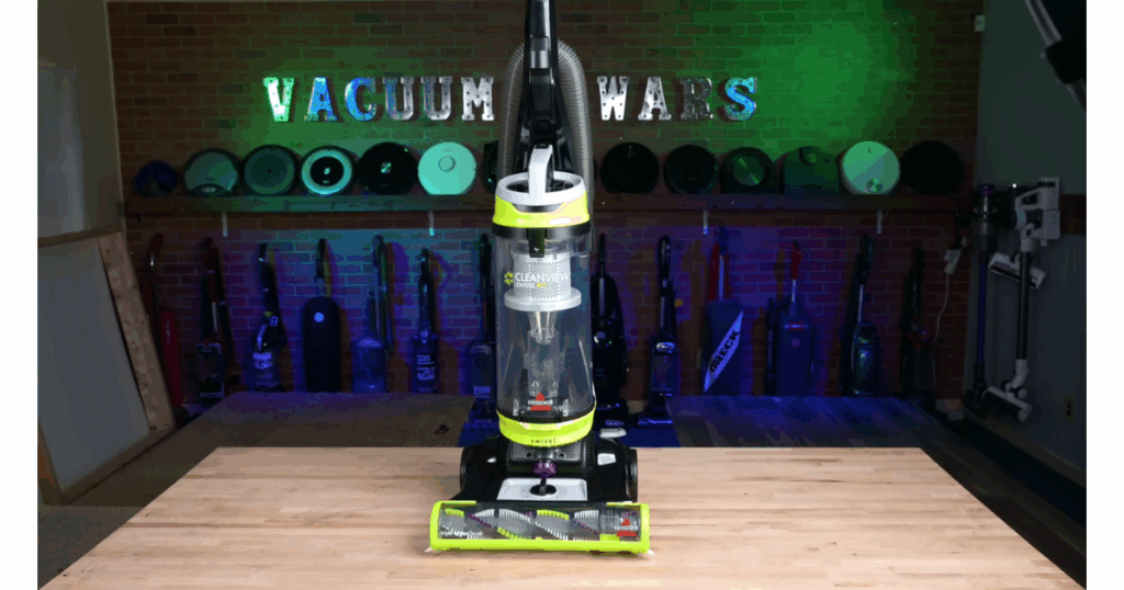 Bissell CleanView Swivel Pet Upright Vacuum we purchased for this review at the Vacuum Wars Studio