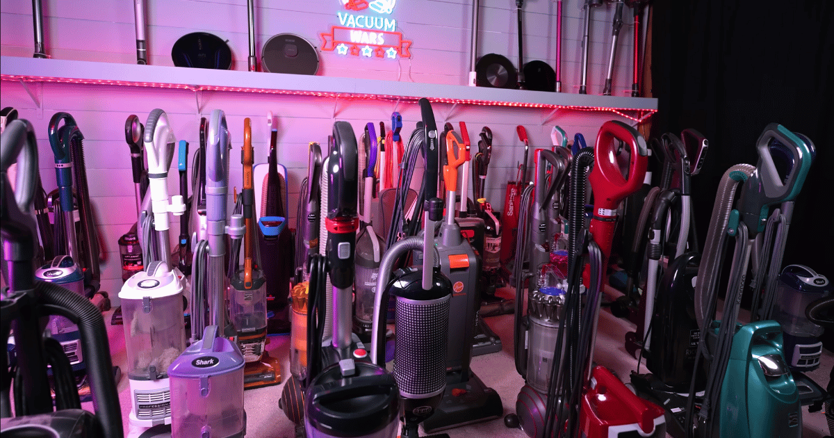 Numerous Upright Vacuums at Vacuum Wars