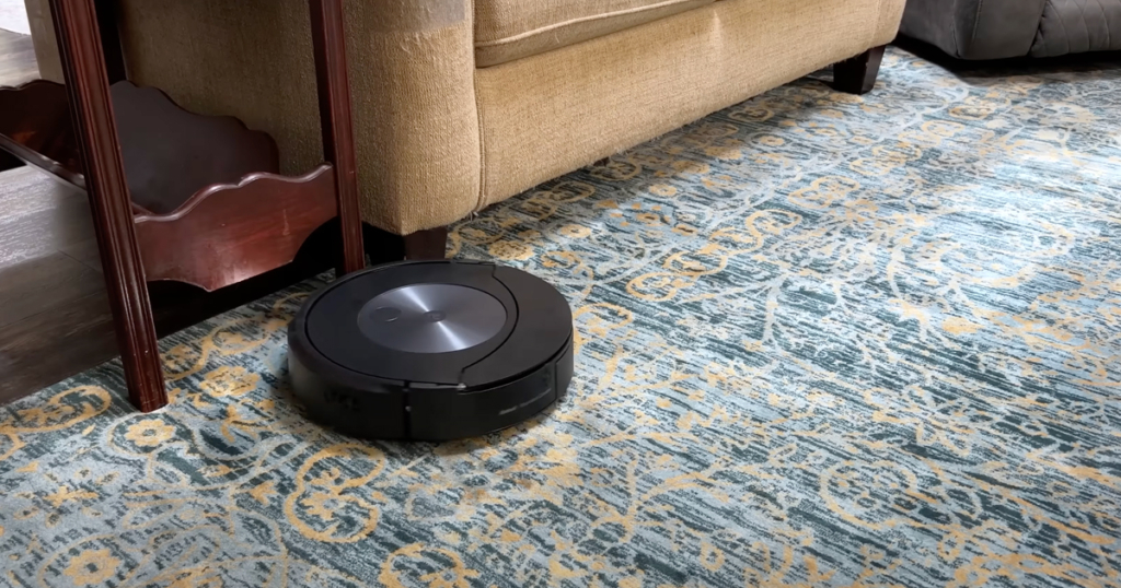 Robot Vacuum Cleaning a Homes Floors