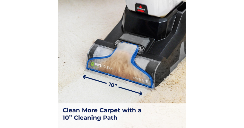 Bissell TurboClean Pet XL Carpet Cleaner 10 inch path