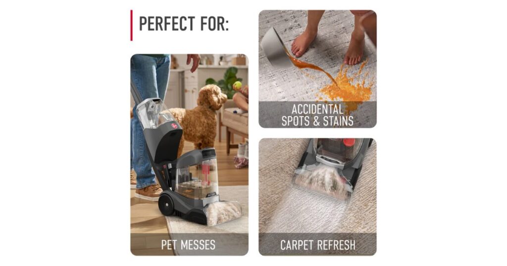 Hoover ONEPWR Cordless Carpet Cleaner Uses