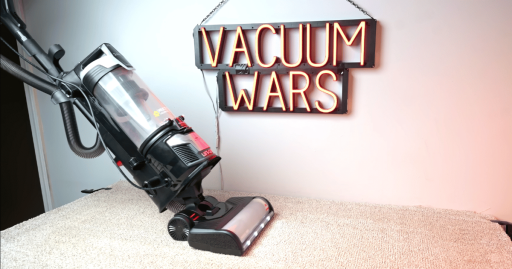 Upright Vacuum on Carpet at Vacuum Wars