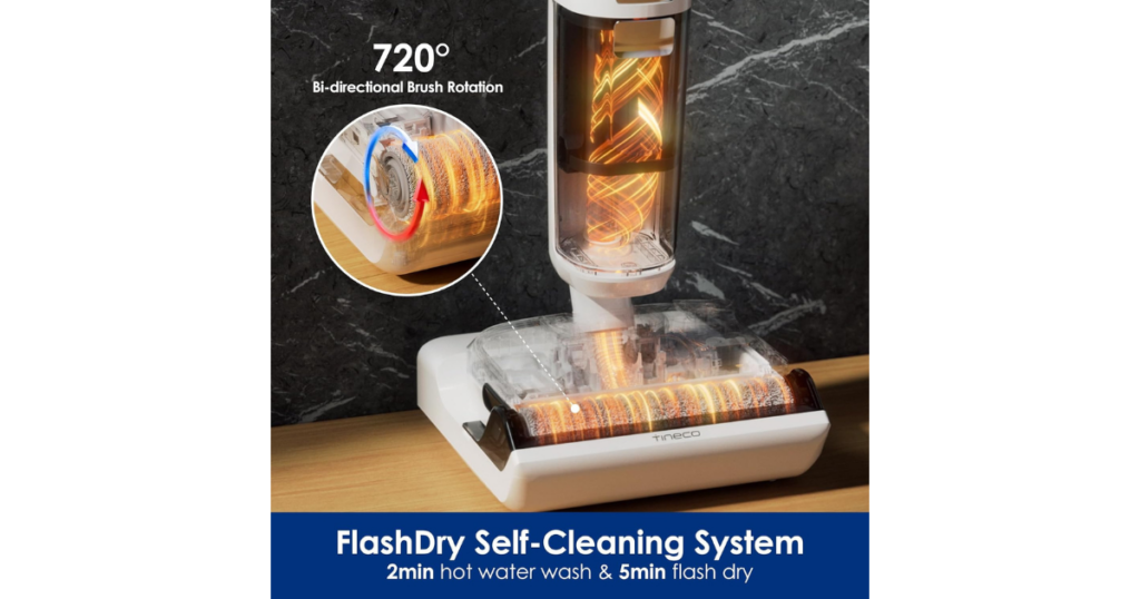 Tineco Floor ONE Stretch S6 Flash Dry Self Cleaning