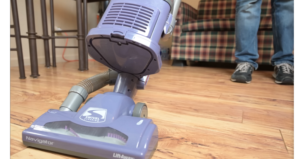 Shark Navigator NV352 upright vacuum  in the Vacuum Wars studio