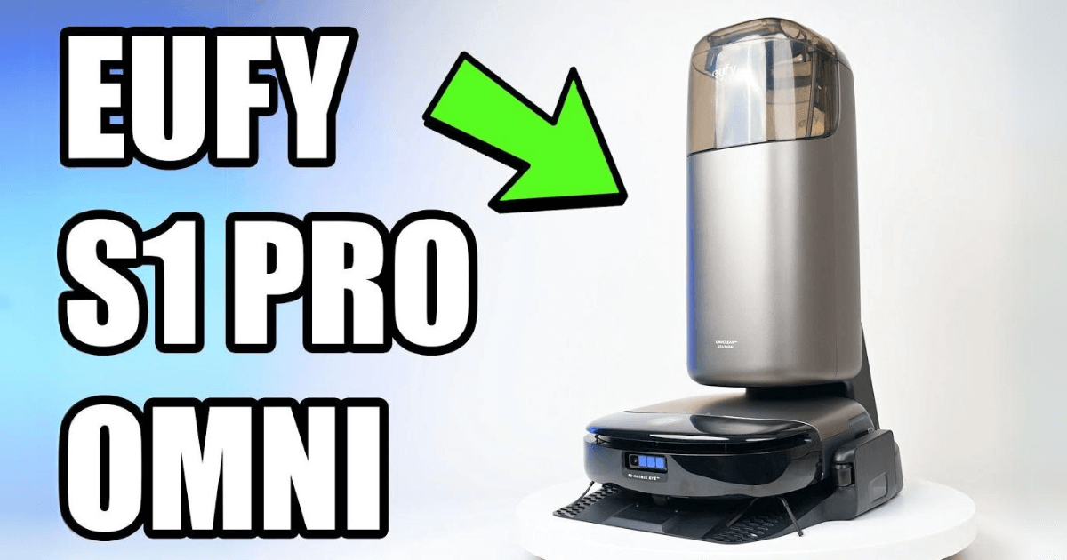 thumbnail image 2 of Eufy Omni S1 Floor Washing Robot Vacuum And Mop – All-in-One Station, 8000Pa, AI Obstacle Avoidance, 155 Min Runtime 2 of 2