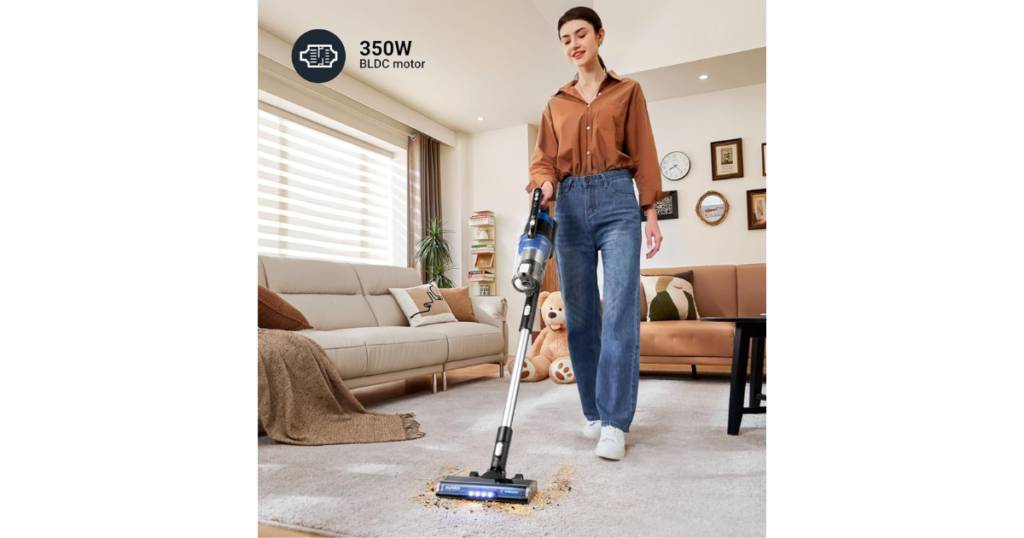 Eureka Stylus Elite Cordless Vacuum has a 350W Motor