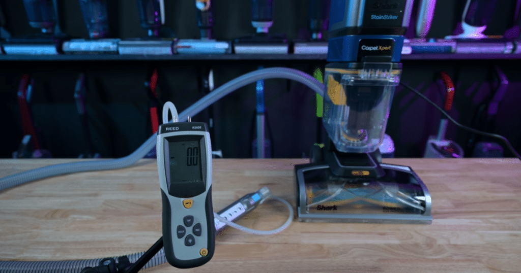 Carpet Cleaner Sealed Suction Test Shark CarpetXpert EX304