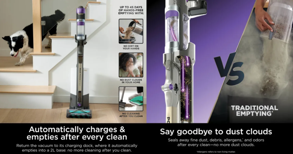 Shark IP3251 PowerDetect Cordless Vacuum's Clean & Empty System