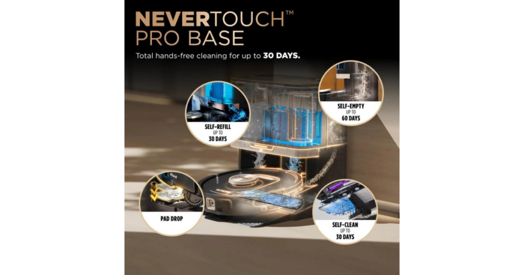 hark PowerDetect Robot Vacuum's NeverTouch Pro Base