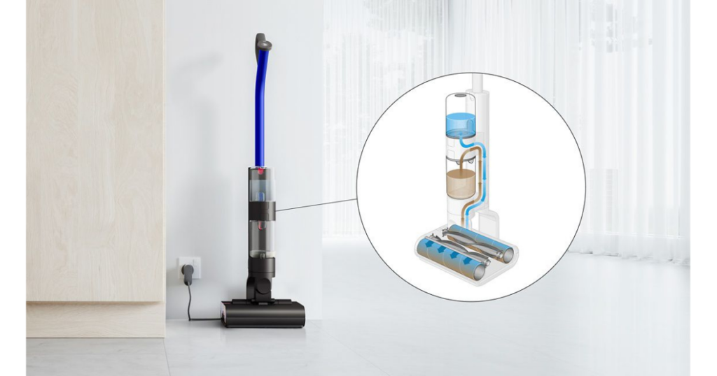 Dyson WashG1 Hard Floor Cleaner's self-cleans while recharging