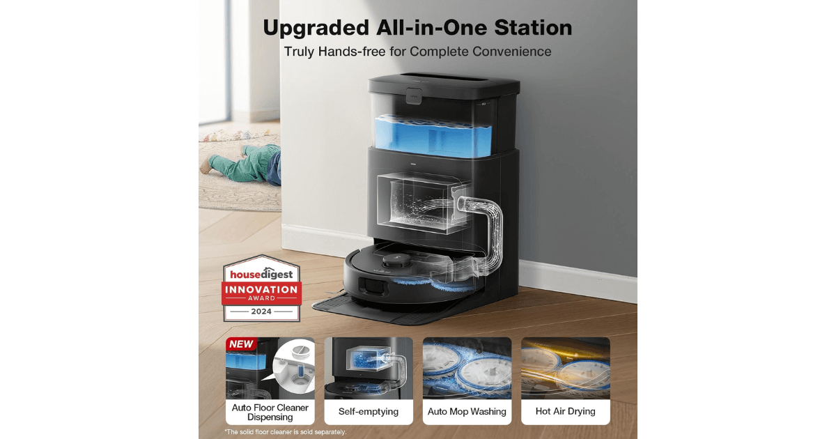 Test De L'aspirateur Robot Ecovacs N30 Pro Omni : Performance 10000 Pa Et Station Tout En Un