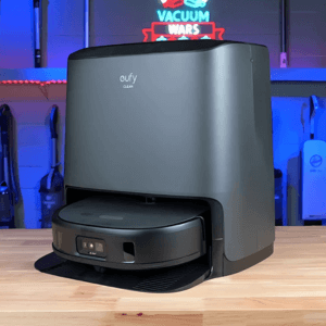 Eufy X9 Pro Robot Vacuum and Mop at the Vacuum Wars studio