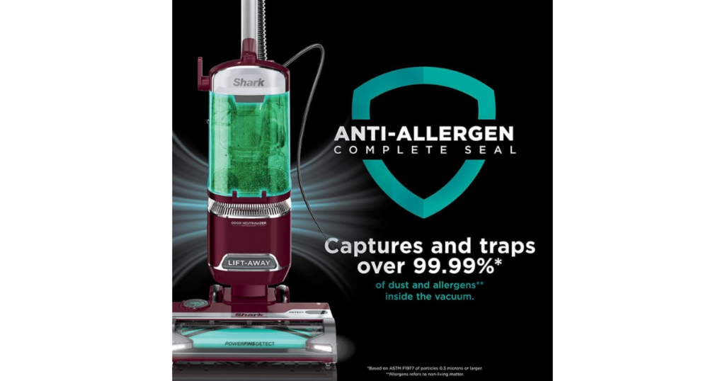 Shark Detect Upright Vacuum Anti-Allergen Seal