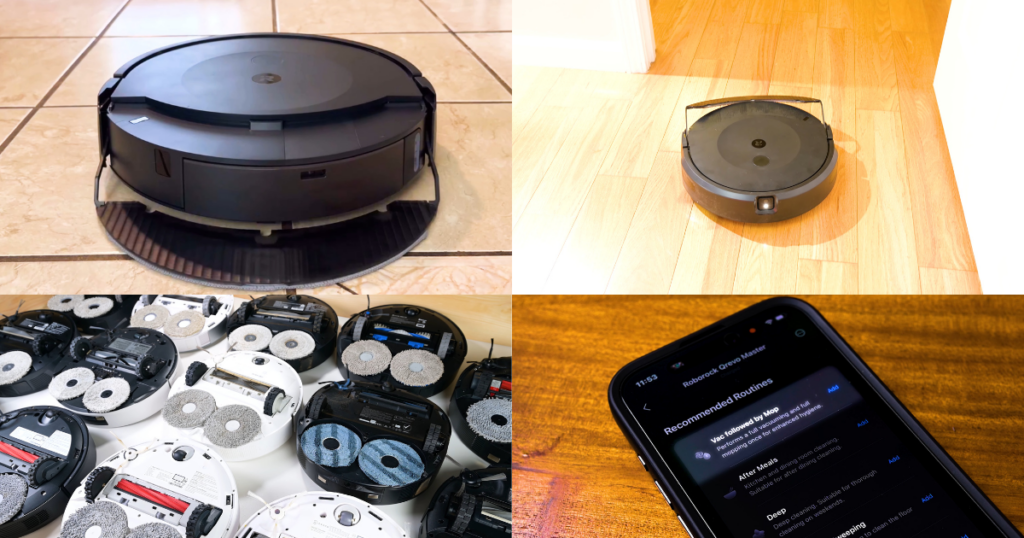 The iRobot Combo 10 Max Robot Vacuum's mopping system and lack of software-based cleaning modes seems dated compared to other flagship models. ©Vacuum Wars