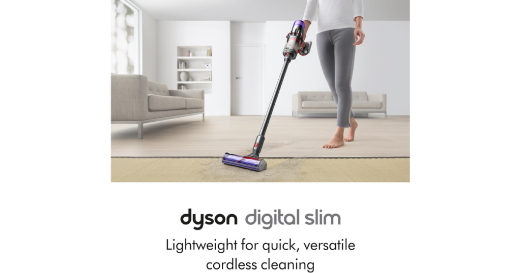 Dyson Digital Slim's lightweight design