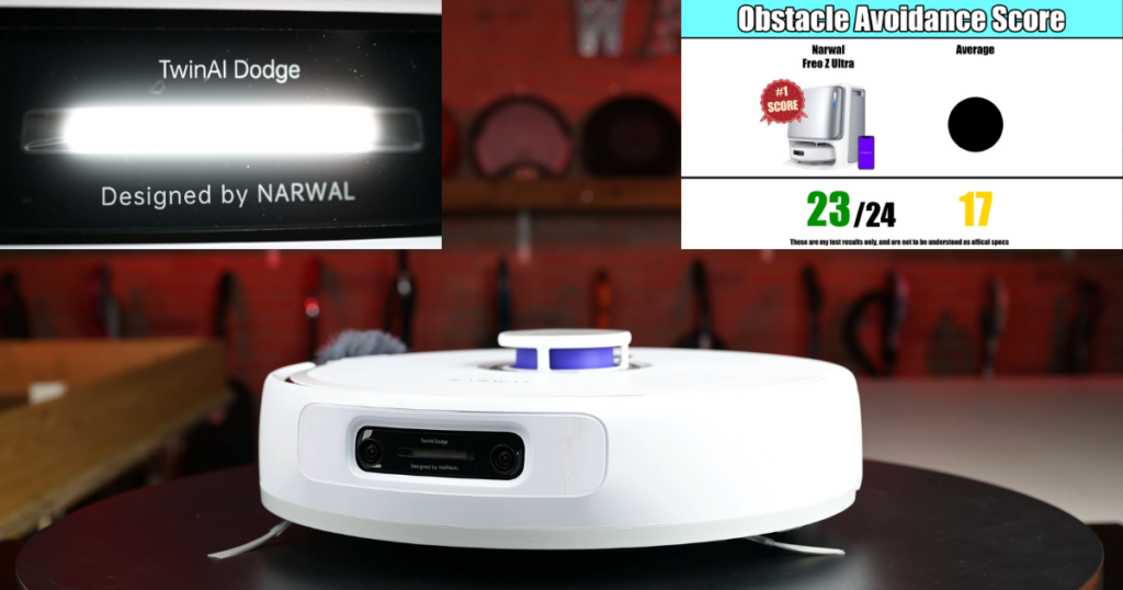 Narwal Freo Z Ultra's advanced obstacle avoidance technology ©Vacuum Wars