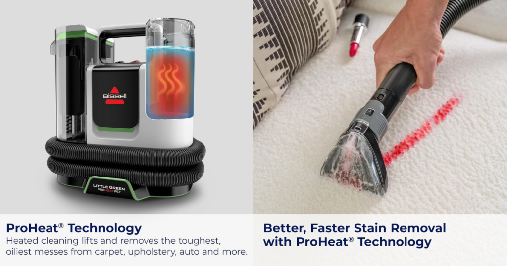 Bissell's ProHeat technology