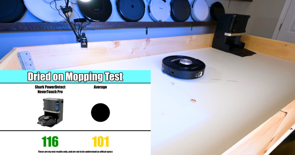 The PowerDetect NeverTouch Pro performed well in our dried stain mop test ©Vacuum Wars