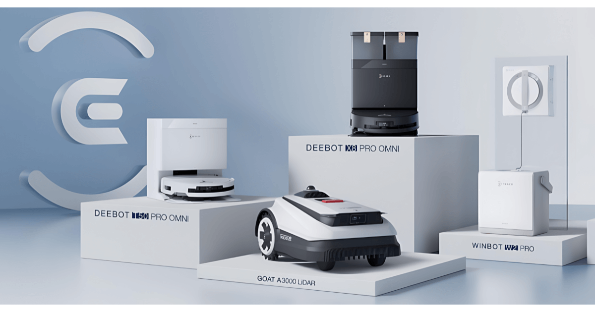 Ecovacs CES 2025 product lineup