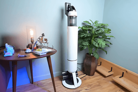 Samsung Bespoke Jet cordless vacuum at the Vacuum Wars Studio