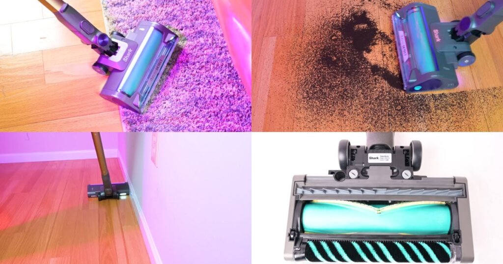 Shark PowerDetect DuoClean Floorhead Performance on Hard Floor and Carpet