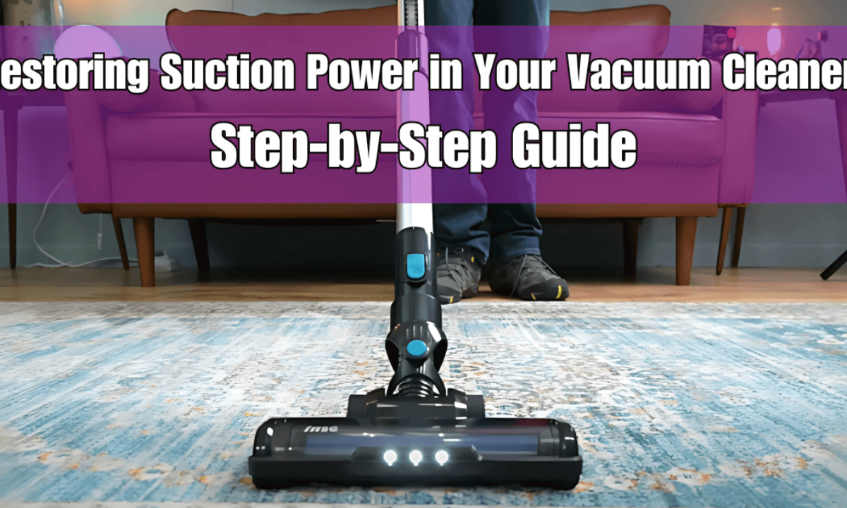 Eureka vacuum suction fix step-by-step guide