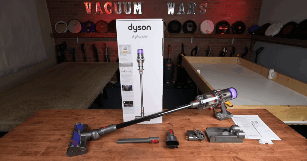 Dyson Digital Slim Cordless Vacuum UnBoxed at the Vacuum Wars Studio