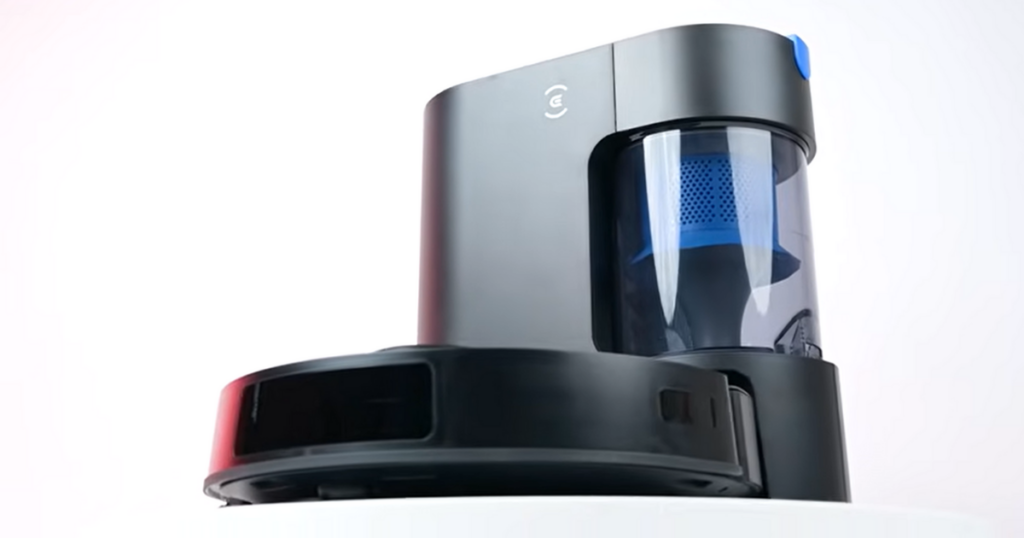 A Deebot N20 with its bagless dock