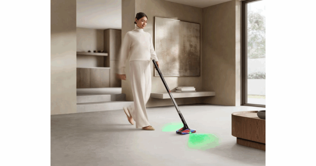 Dyson PencilVac Cordless Vacuum at Home