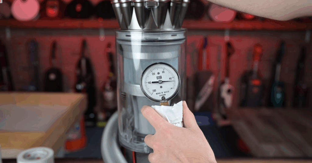 Measuring Suction at the Hose of a Dyson Ball Animal 3 Upright Vacuum