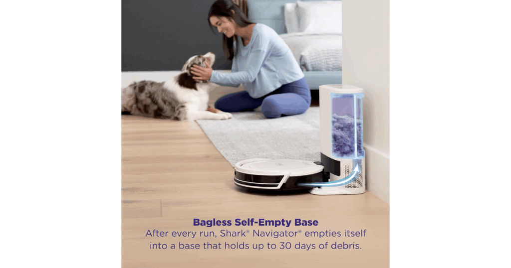 Shark Navigator Robot Vacuum Bagless Self Empty Base