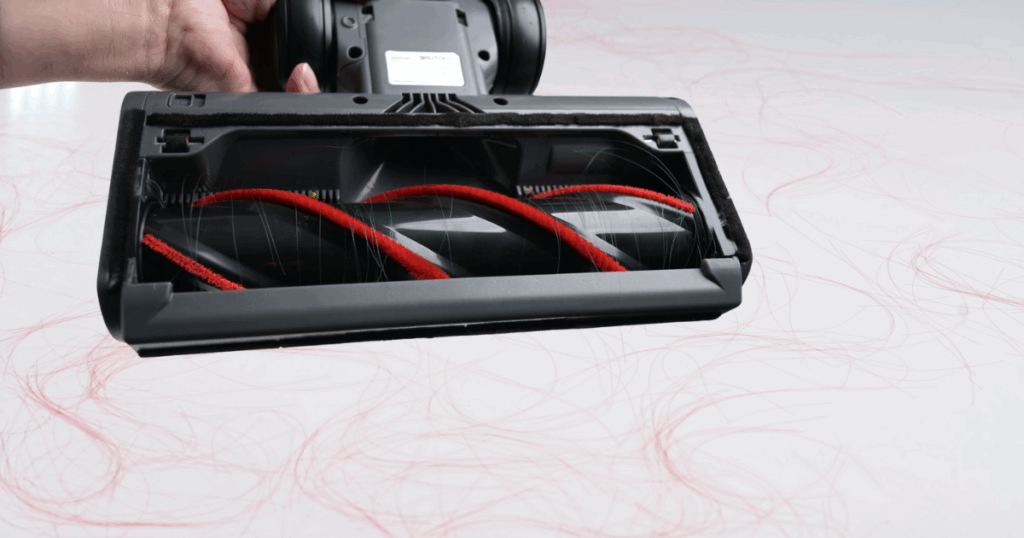 Smoture Cordless Vacuum Hair Tangles Test