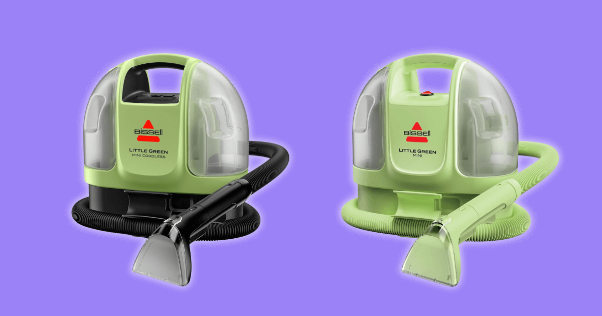 Bissell Little Green Mini corded and cordless spot cleaners