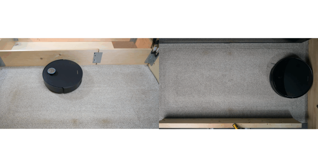 Dreame X50 removed 83 percent of embedded grit and Roborock Saros 10R removed 80 percent, both beating the 75 percent average.