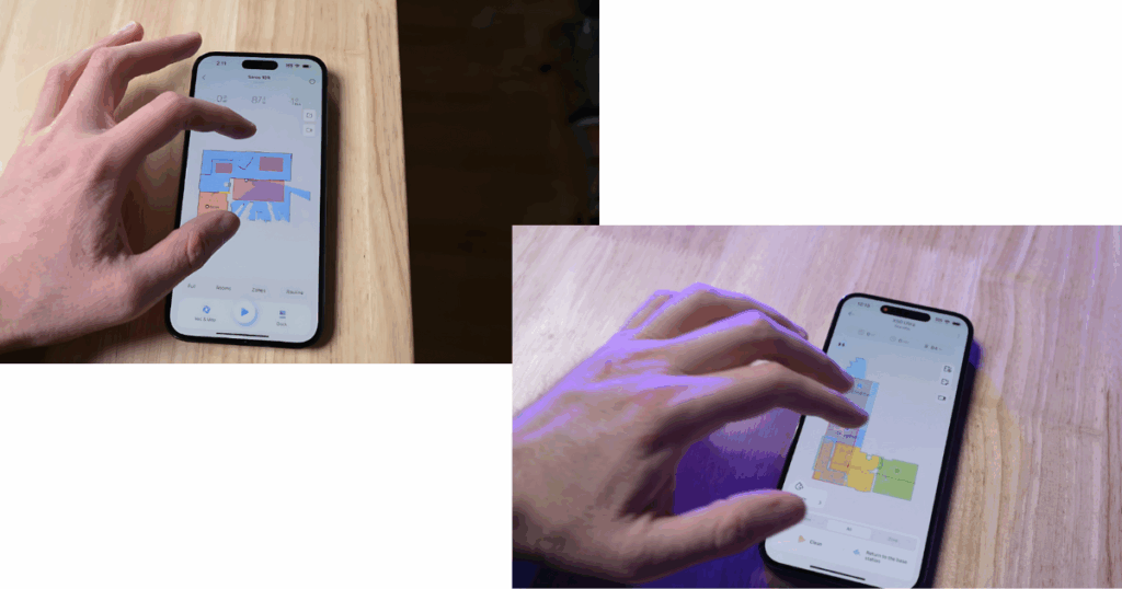 Both the Roborock Saros 10R and the Dreame X50 have top-notch companion apps
