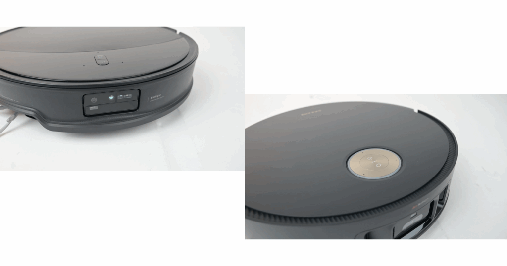 The Roborock Saros 10R sits at just 3.14 inches, while Dreame's X50 height measures at 3.5 inches on its lowest setting