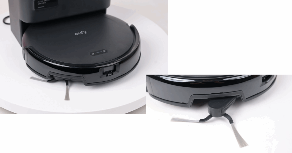 The Eufy C10's extending side-brush for better corner coverage is a special feature often only seen in higher-tier robot vacuums