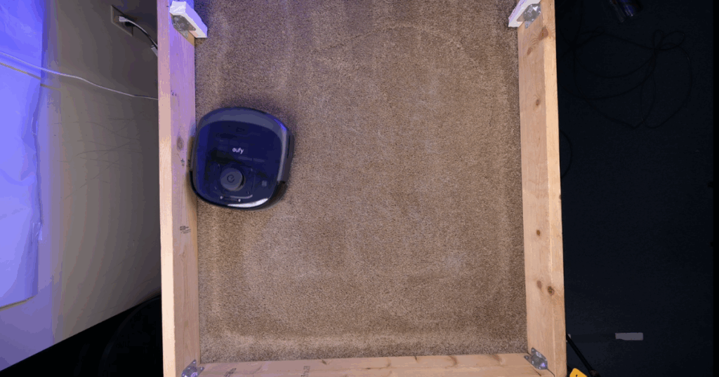 The Eufy 28 Omni removed 85 percent of sand in our deep clean test, a top-eight score and well above the average of 75%