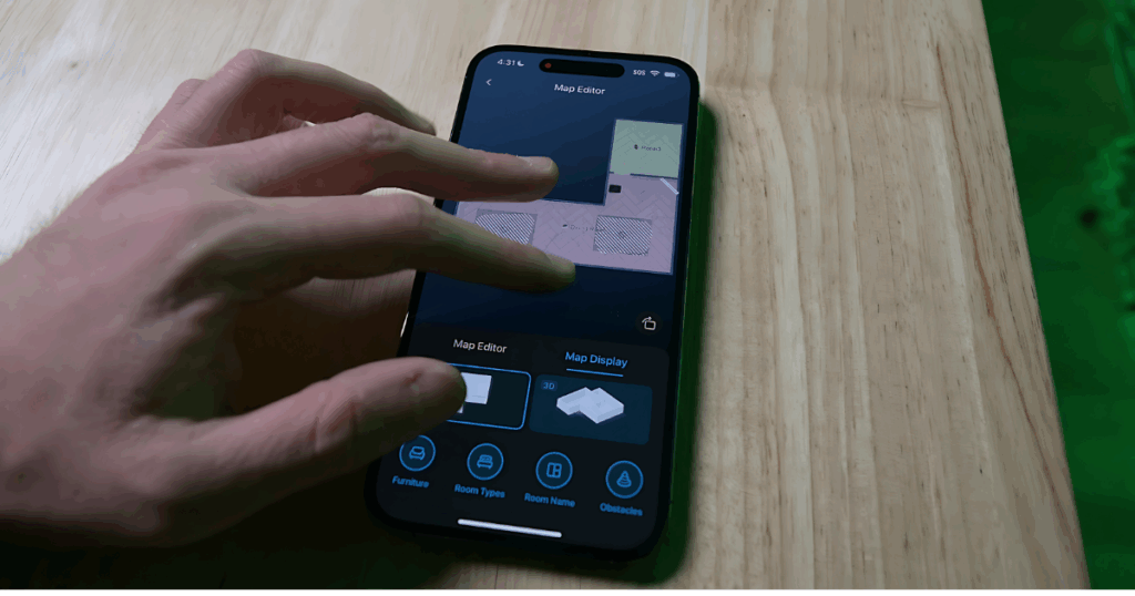 The Eufy E28's highly rated app allows for a large range of granular controls for the robot and dock
