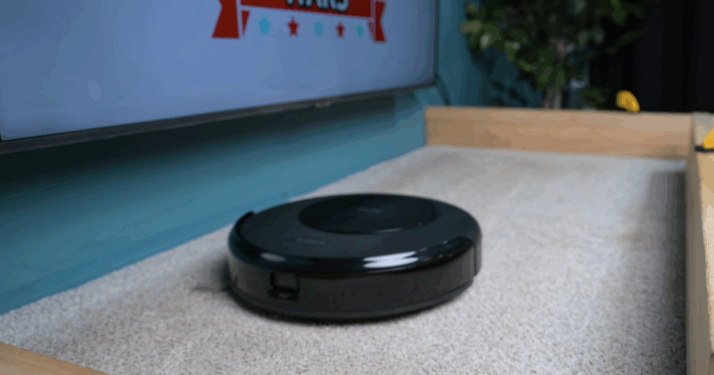 Eufy Omni C20 extracted 75 % of sand in the carpet deep clean test, matching the 75.4 % average.
