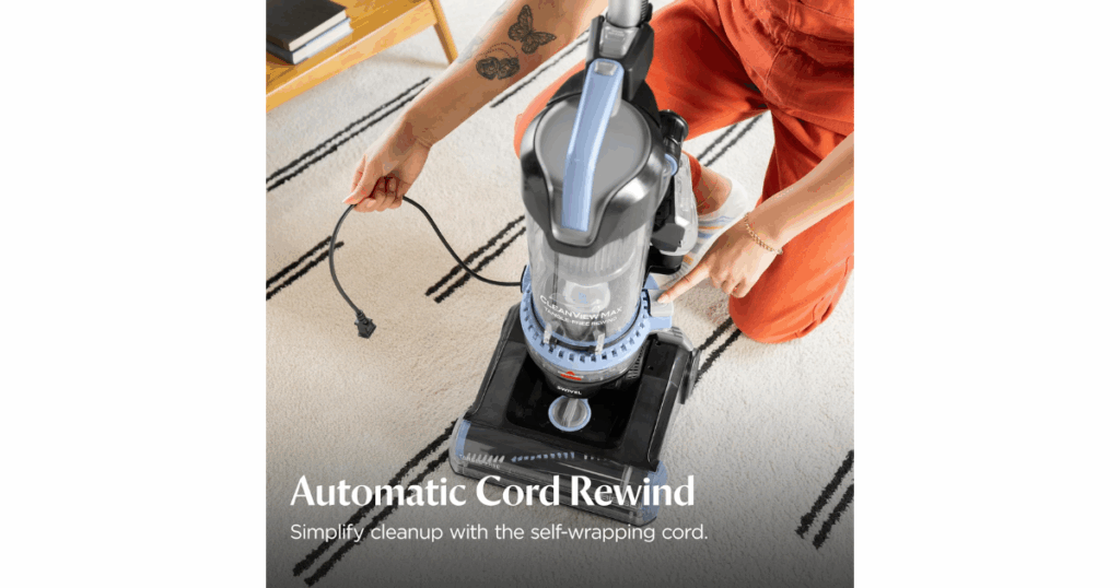 Bissell CleanView Max Tangle-Free Rewind Automatic Cord