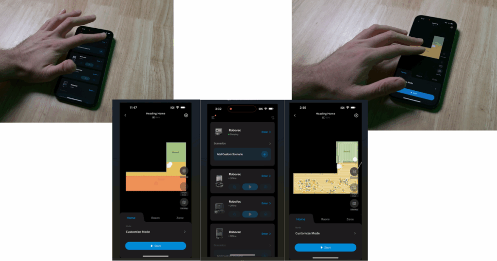The Eufy app has a lot of mapping abilities available to the C10