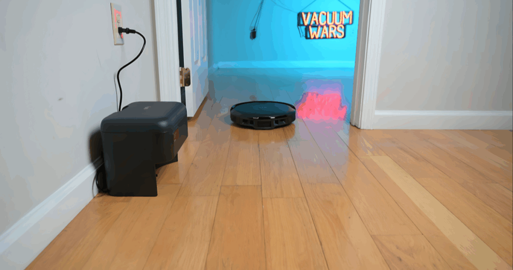The Eufy C10 is a little below average in navigation efficiency, but was better than expected considering how rudimentary the technology is