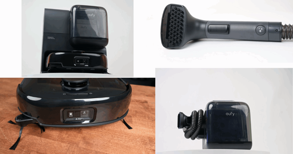 The E28 vacuum-mop combo includes a detachable hand-held deep cleaner