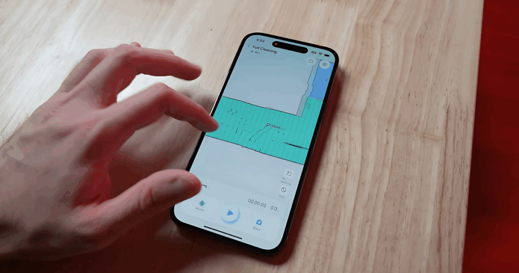 The Roborock Q7 M5's settings are managed through the Roborock app