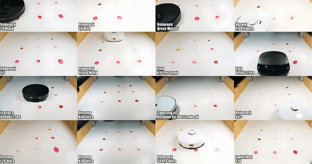 Robot Vacuum Mopping Stain Evaluations at Vacuum Wars | Vacuum Wars