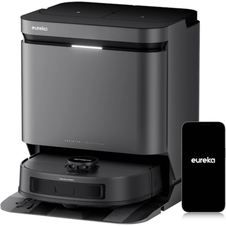 Eureka J15 Evo Ultra robot vacuum and mop combo with self-emptying station