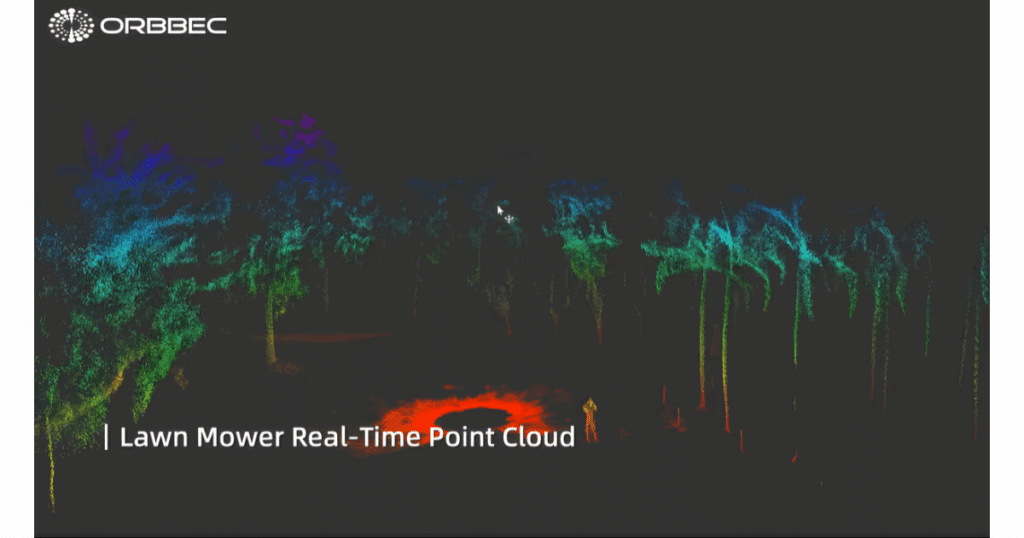 Orbbec Pulsar ME450 Lawn Mower Real-time Point Cloud | Vacuum Wars Orbbec Pulsar ME450 Lawn Mower Real-time Point Cloud