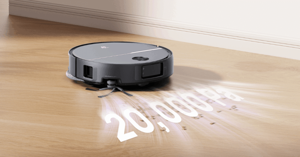 3i IFA 2025 suction | Vacuum Wars The 3i Q10 packs 20,000Pa worth of official suction, despite its small size. Image 3i
