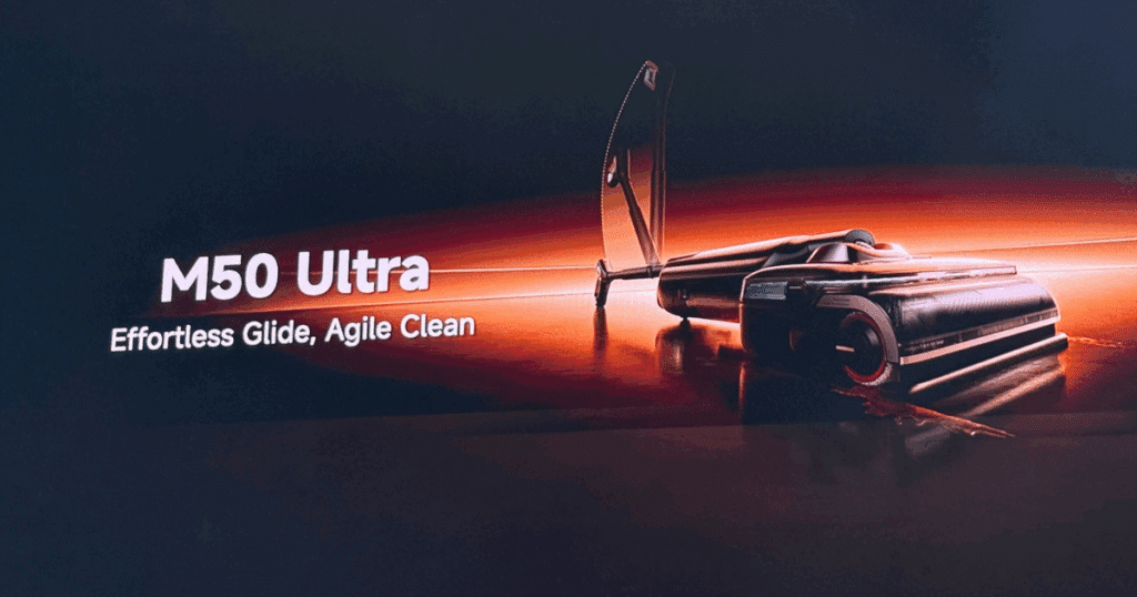 MOVA M50 Ultra upright wet and dry cleaner showcased at IFA 2025.